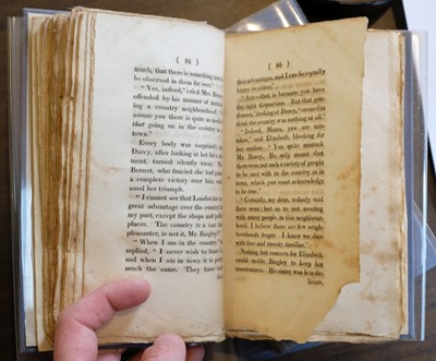 Lot 156 - Austen (Jane). Pride and Prejudice: A Novel, 3 vols., 2nd edition, 1813