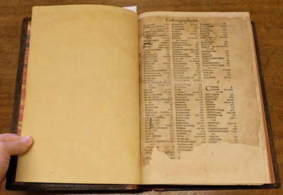 Lot 98 - Munster (Sebastian). Cosmographiae Universalis Lib. VI..., [Basel: Heinrich Petri, circa 1550]