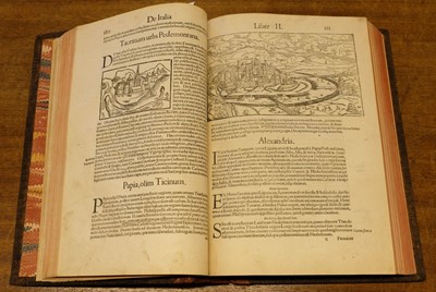 Lot 98 - Munster (Sebastian). Cosmographiae Universalis Lib. VI..., [Basel: Heinrich Petri, circa 1550]