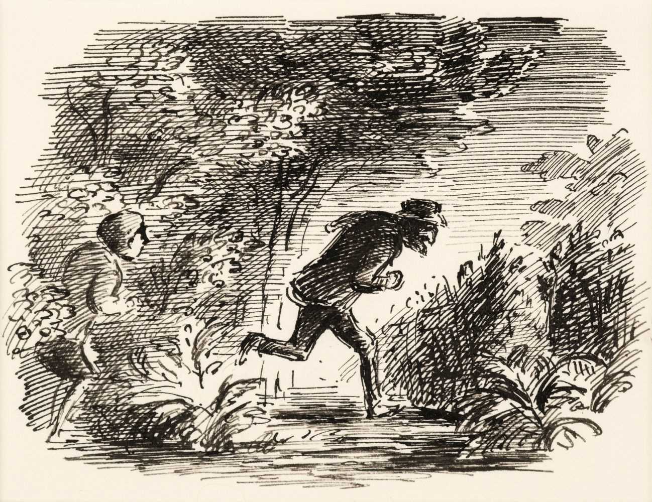 Lot 478 - Ardizzone (Edward, 1900-1979). The Beard was Black. Ran Towards the Hedge