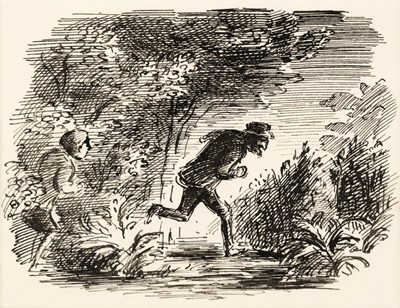 Lot 478 - Ardizzone (Edward, 1900-1979). The Beard was Black. Ran Towards the Hedge