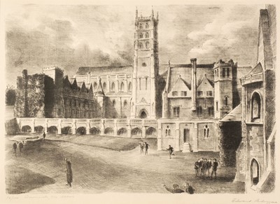 Lot 477 - Ardizzone (Edward, 1900-1979). Downside Abbey - The Tower, circa 1964
