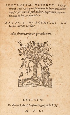 Lot 93 - Alfonso I (Duke of Ferrara). Resposta Alla Invectiva Qvi Annexa Di Don Alphonso ..., 1522