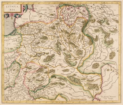 Lot 467 - Lithuania. Mercator (Gerard & Hondius Jodocus), Lithuania, circa 1630