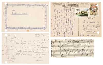 Lot 195 - Davies (Peter Maxwell, 1934-2016). A significant archive comprising approx. 120 individual items
