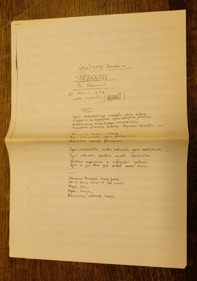 Lot 195 - Davies (Peter Maxwell, 1934-2016). A significant archive comprising approx. 120 individual items