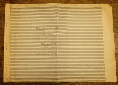 Lot 195 - Davies (Peter Maxwell, 1934-2016). A significant archive comprising approx. 120 individual items
