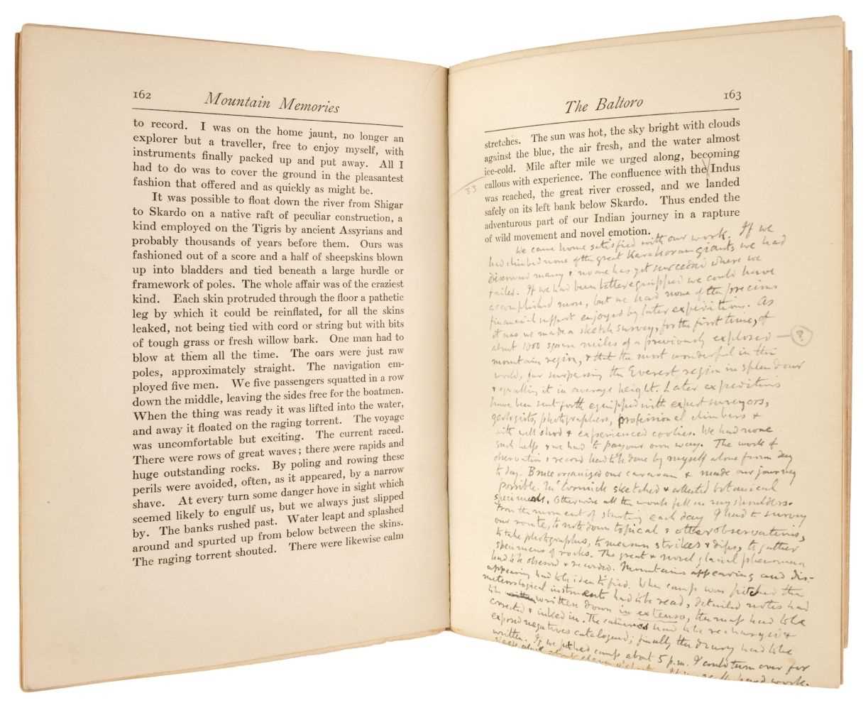 Lot 9 - Conway (William Martin, 1856-1937). Mountain Memories: A Pilgrimage of Romance