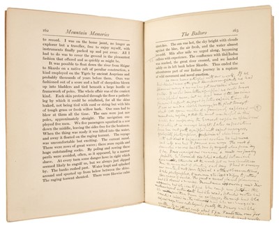 Lot 9 - Conway (William Martin, 1856-1937). Mountain Memories: A Pilgrimage of Romance