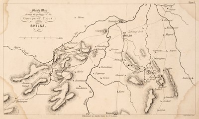Lot 11 - Cunningham (Alexander). The Bhilsa Topes, 1st edition, London: Smith, Elder, and Co, 1854