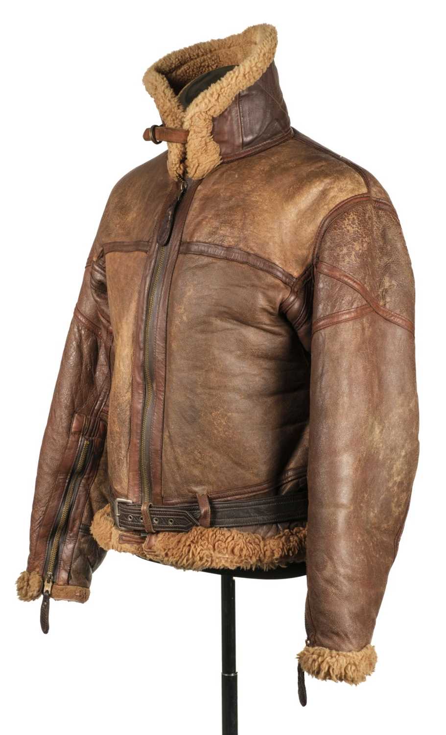 Lot 81 - Flying Jacket. WWII RAF Irvin flying jacket - Flight Lieutenant Percival Rosser 276 Squadron