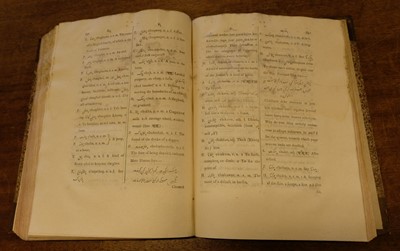 Lot 19 - India. A Dictionary, Hindoostanee and English, volume 1 only, Calcutta: T. Hubbard, 1808