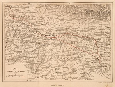 Lot 7 - Chunder (Bholanauth). The Travels of a Hindoo, 2 volumes, London: N. Trübner, 1869