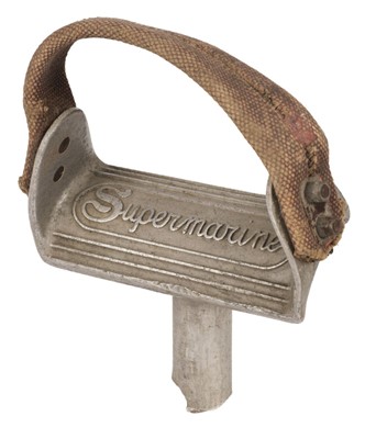 Lot 50 - Battle of Britain. Rudder pedal recovered from Spitfire R6753