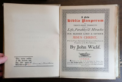 Lot 176 - Tyndale (William). The Prophete Jonas, facsimile edition, London: Willis and Sotheran, 1863