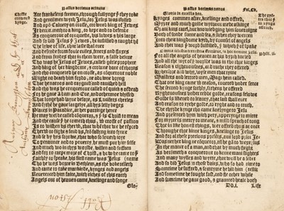 Lot 106 - Langland (William). The Vision of Pierce Plowman: nowe the seconde tyme imprinted... , 1550
