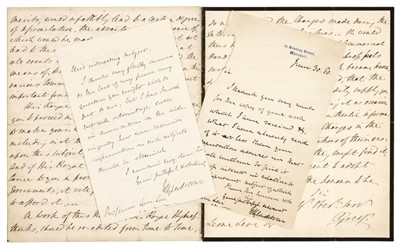 Lot 211 - Levi (Leone, 1821-1888). A collection of 68 mostly Autograph Letters Signed to Levi