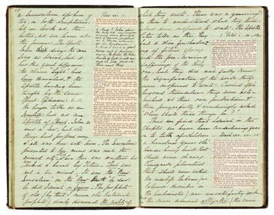 Lot 270 - Bagster Family Archive. An archive of Bagster manuscript and printed ephemera