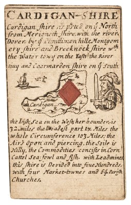 Lot 109 - Cardiganshire. Redmayne (William), Cardigan-Shire, circa 1676