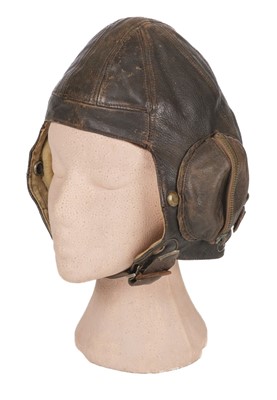 Lot 143 - Flying Helmet. A Battle of Britain period B Type flying helmet dated 1939 (No 1)