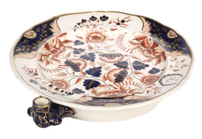 Lot 302 - Bombay Native Infantry. A Victorian 5th Bombay Native Infantry stone china plate warmer by Davenport
