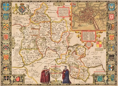 Lot 155 - Oxfordshire. Speed (John), Oxfordshire described with ye Citie..., circa 1614