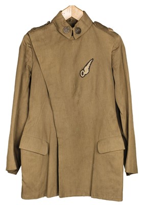 Lot 190 - Royal Flying Corps. A fine named WWI RFC 'maternity' pattern tunic worn by an Observer