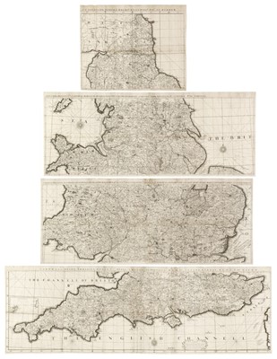 Lot 94 - England & Wales. Browne (C.), Untitled map of the Kingdom of England, circa 1720