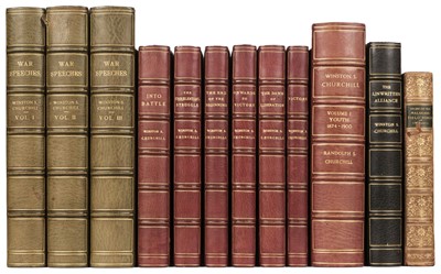 Lot 371 - Churchill (Winston Spencer). War Speeches, 3 volumes, 1951-52