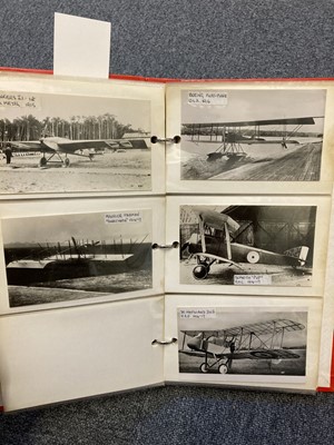 Lot 42 - Aviation Postcards. A well-presented collection of 234 mostly real photo postcards