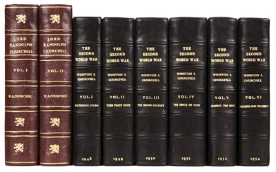 Lot 369 - Churchill (Winston Spencer). Lord Randolph Churchill, 2 volumes, 1906