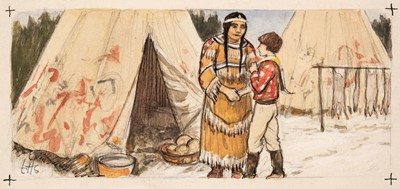 Lot 539 - Shepard (Ernest, Howard 1879-1976). Given to an Indian Woman