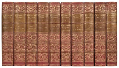 Lot 382 - Scott (Walter). Waverley Novels, 25 volumes, 1900