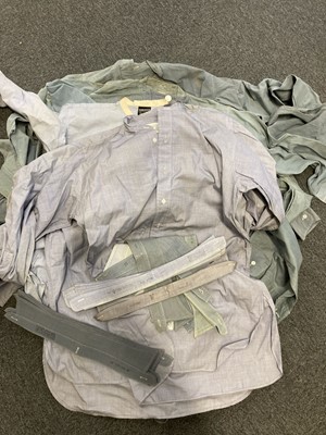 Lot 191 - RAF Shirts. A collection of WWII and later blue cotton shirts