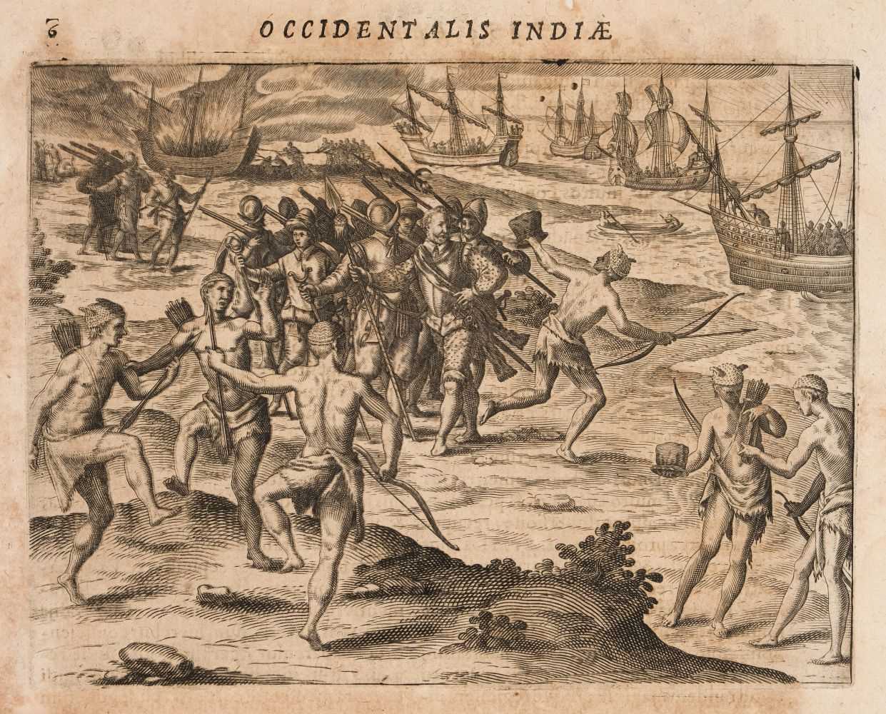 Lot 4 - De Bry (Theodore). Ameriae pars VIII, Frankfurt: Erasmi Kempfferi, 1625