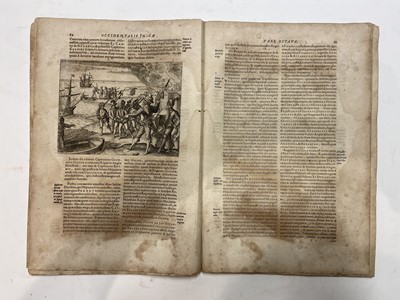 Lot 4 - De Bry (Theodore). Ameriae pars VIII, Frankfurt: Erasmi Kempfferi, 1625