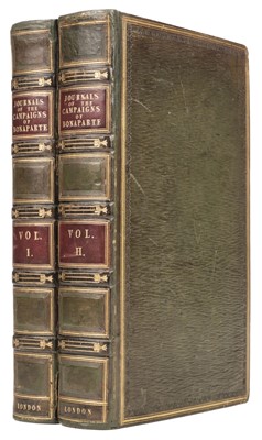 Lot 312 - Napoleon. Original Journals of the Eighteen campaigns of Napoleon Bonaparte, 2 volumes, (1817)