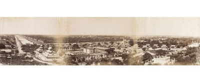 Lot 134 - United States, Burma & Japan. An album containing 90 albumen print views, c. 1880s