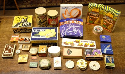 Lot 466 - Advertising Boxes. A large collection of printed packaging, mostly early-mid 20th century