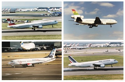 Lot 7 - Aviation Photographs. A large collection of London Heathrow colour photographs