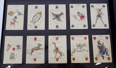 Lot 108 - Hodges (Charles, publisher). Astronomical Playing Cards, London, c.1828
