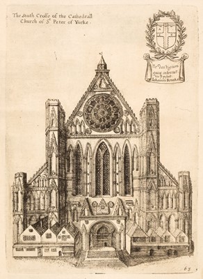 Lot 51 - Dugdale (William). A volume bound of 86 plates from Monasticon Anglicanum