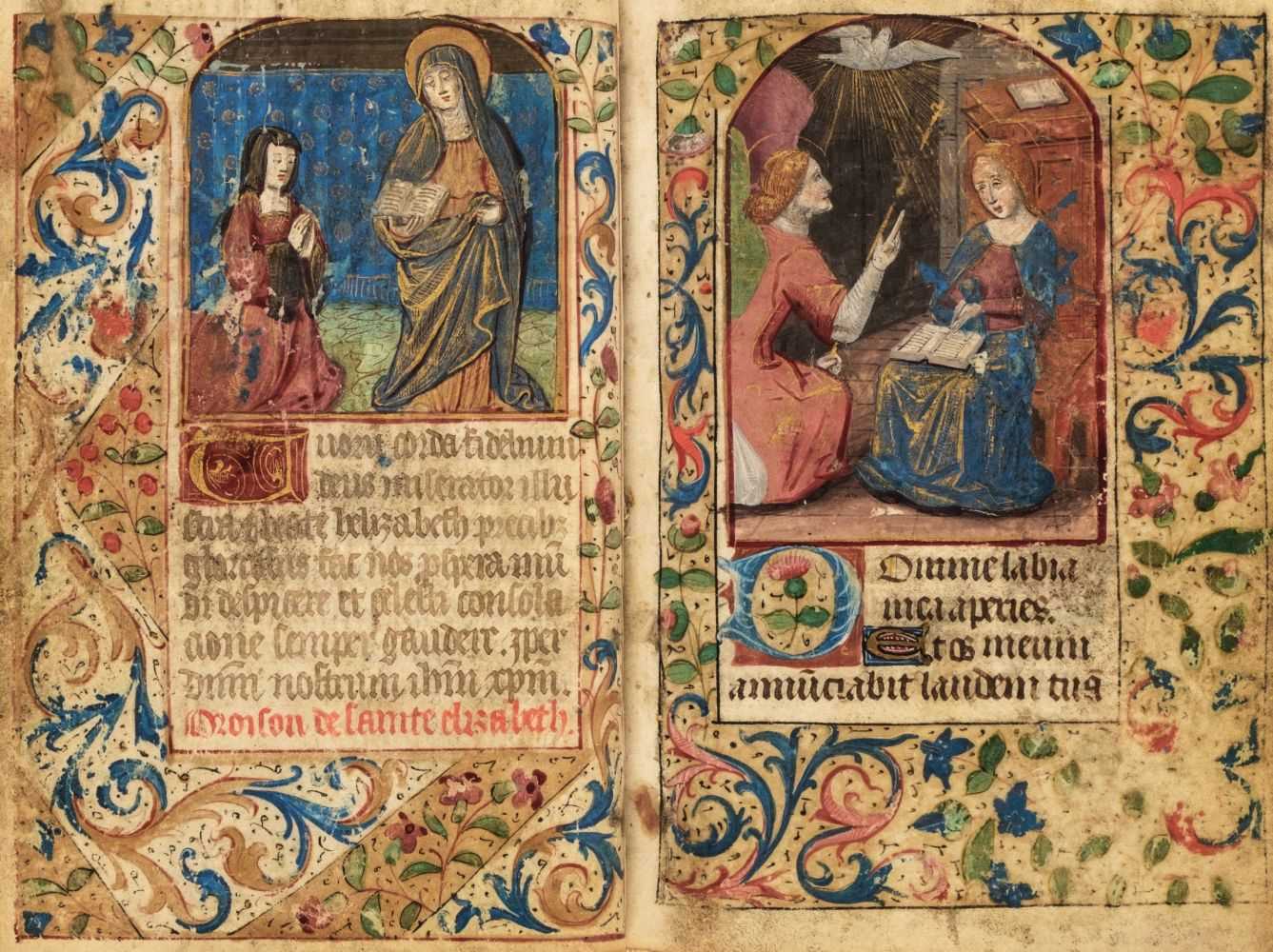 Lot 249 - Book of Hours. Illuminated manuscript Book of Hours on parchment, Northern France, c. 1450
