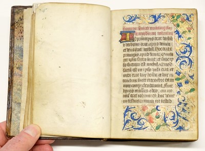 Lot 249 - Book of Hours. Illuminated manuscript Book of Hours on parchment, Northern France, c. 1450