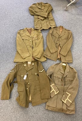 Lot 320 - Tunics. WWII Officers tunics