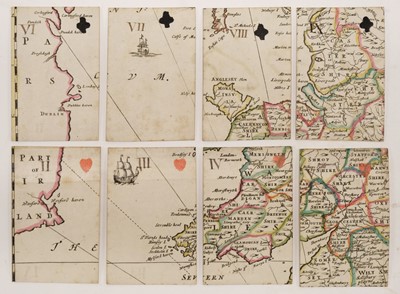 Lot 121 - Lenthall (John, publisher). Geographical Cards of England, with part of Scotland... [c.1712-1717]