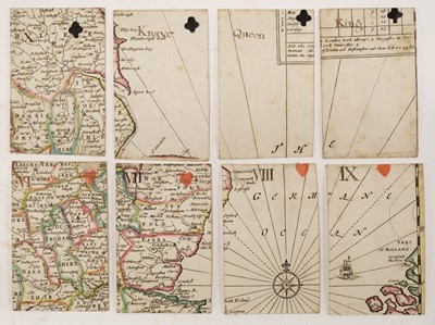 Lot 121 - Lenthall (John, publisher). Geographical Cards of England, with part of Scotland... [c.1712-1717]