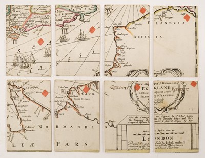 Lot 121 - Lenthall (John, publisher). Geographical Cards of England, with part of Scotland... [c.1712-1717]