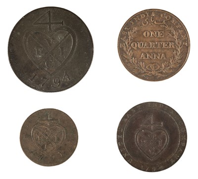 Lot 478 - East India Company. Victoria (1837-1901). Rupees 1840..., and others