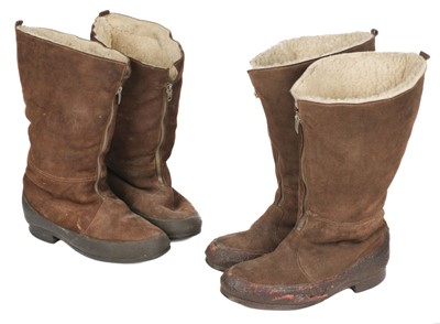 Lot 178 - Flying Boots. Two pairs of RAF 1940 pattern flying boots